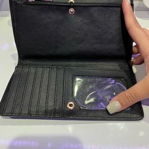 michael kors black wallet for women